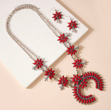 Load image into Gallery viewer, Western Squash Blossom Necklace