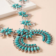 Load image into Gallery viewer, Western Squash Blossom Necklace