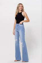 Load image into Gallery viewer, Cello Jeans Stripe High Rise Super Flare
